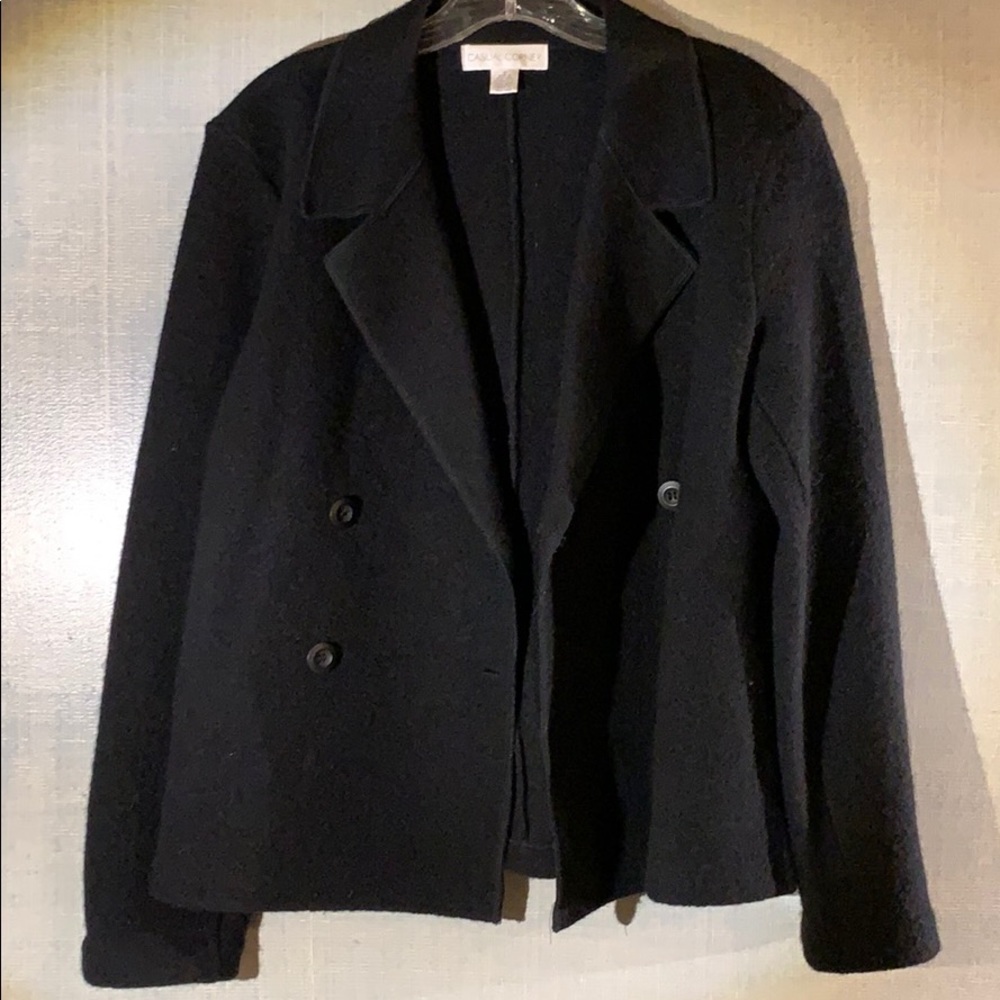 Boiled Wool Double Breasted Jacket - image 1